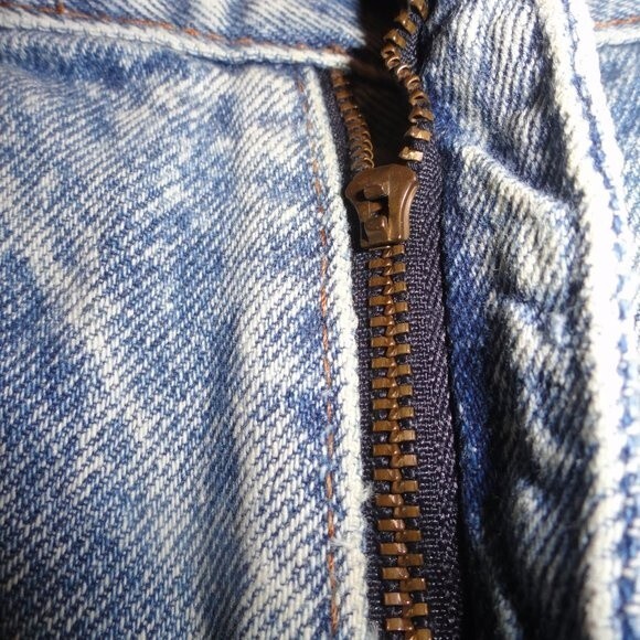 Chic Acid Wash High Waist Mom Jeans Sz 38" Waist x 29" Long - Picture 10 of 11